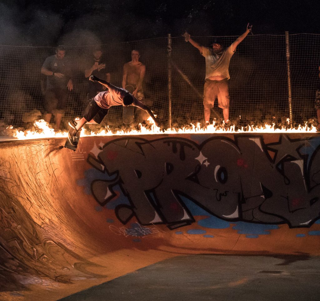 Lambro on fire, Red Bull Skate Week